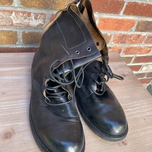 Bed Stu black leather men’s boots